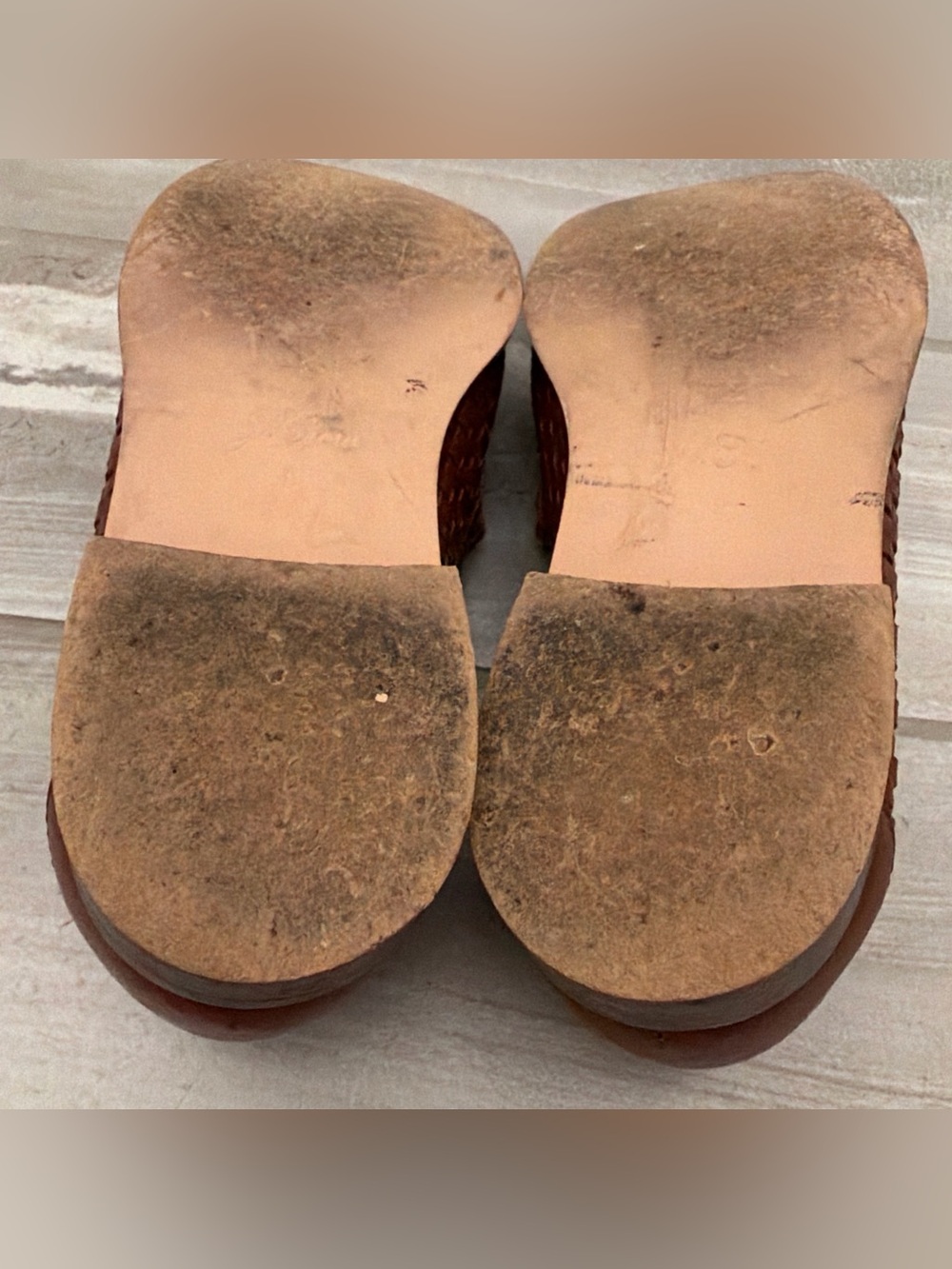 J. Crew Winona Penny Loafers in Woven Italian leather Women's Size 9 Brown - Picture 15 of 15